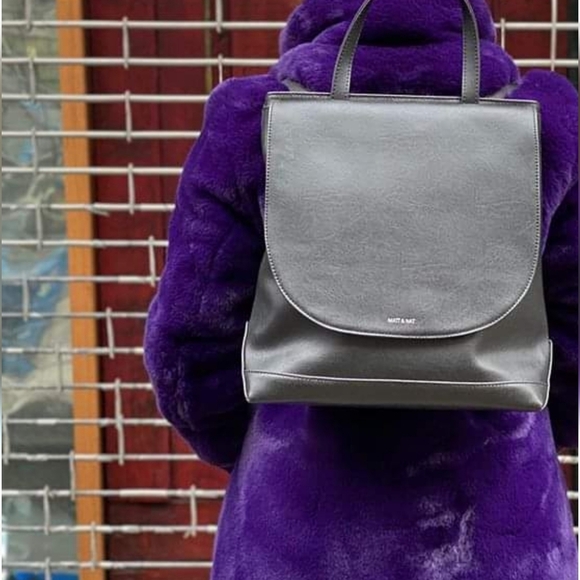 Matt & Nat Handbags - Matt & Nat Aaron Black Backpacks